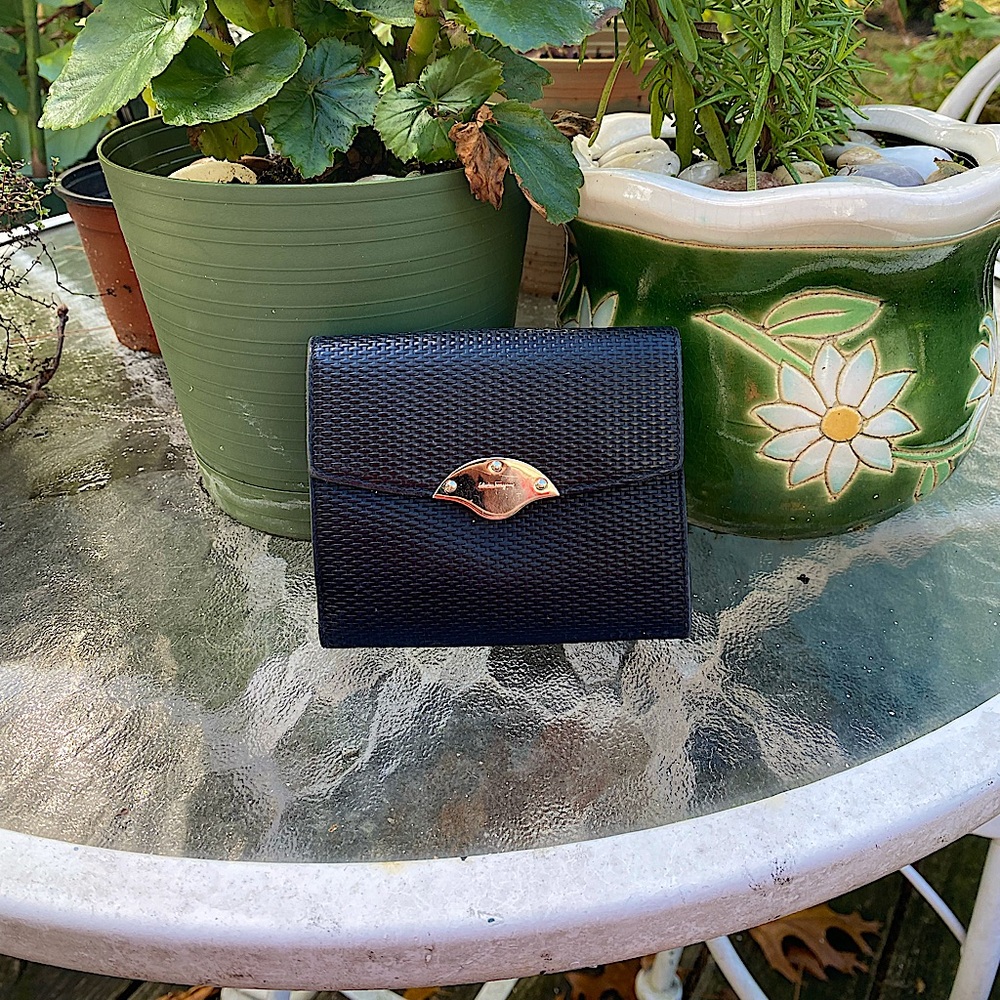 Authentic Salvatore Ferragamo Black Wallet